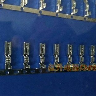 接线压线端子 0.25MM 5000只 连带横带 镀锡 盘 2.8四方插簧横带