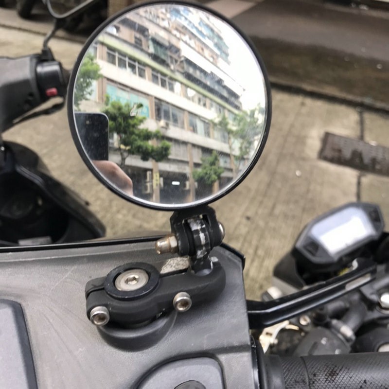 复古改装折叠后视镜 MSX125 M3小猴子小车把凸面反光镜