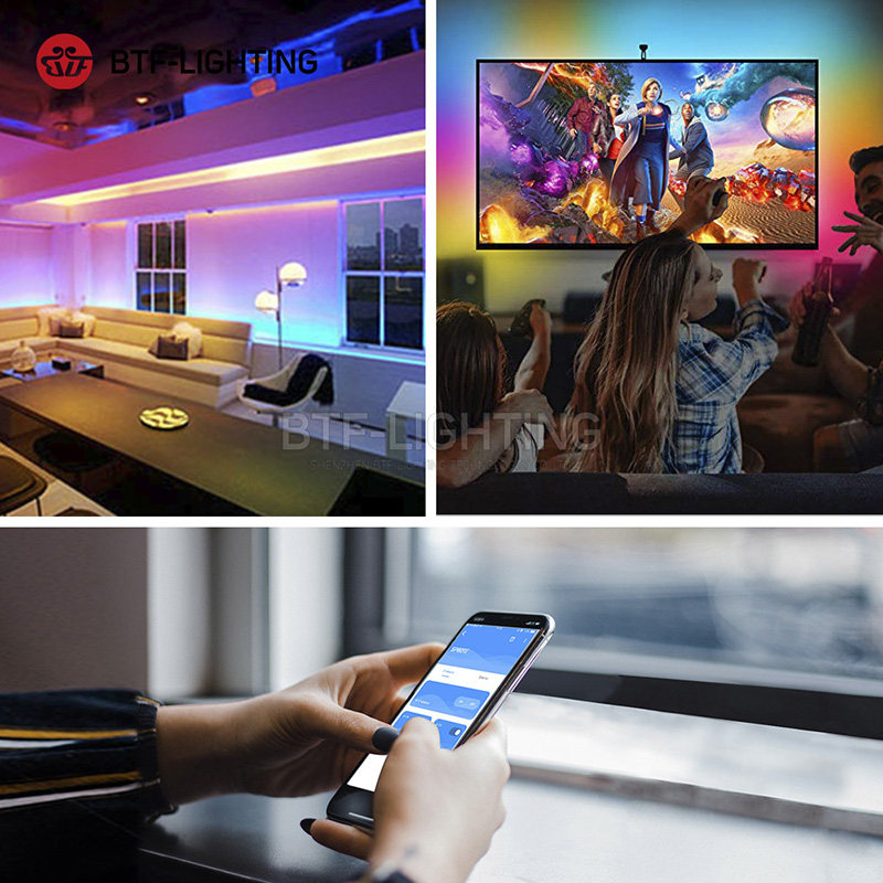 全彩电视背景氛围灯双输出遥控可手机蓝牙APP幻彩控制器SP601E
