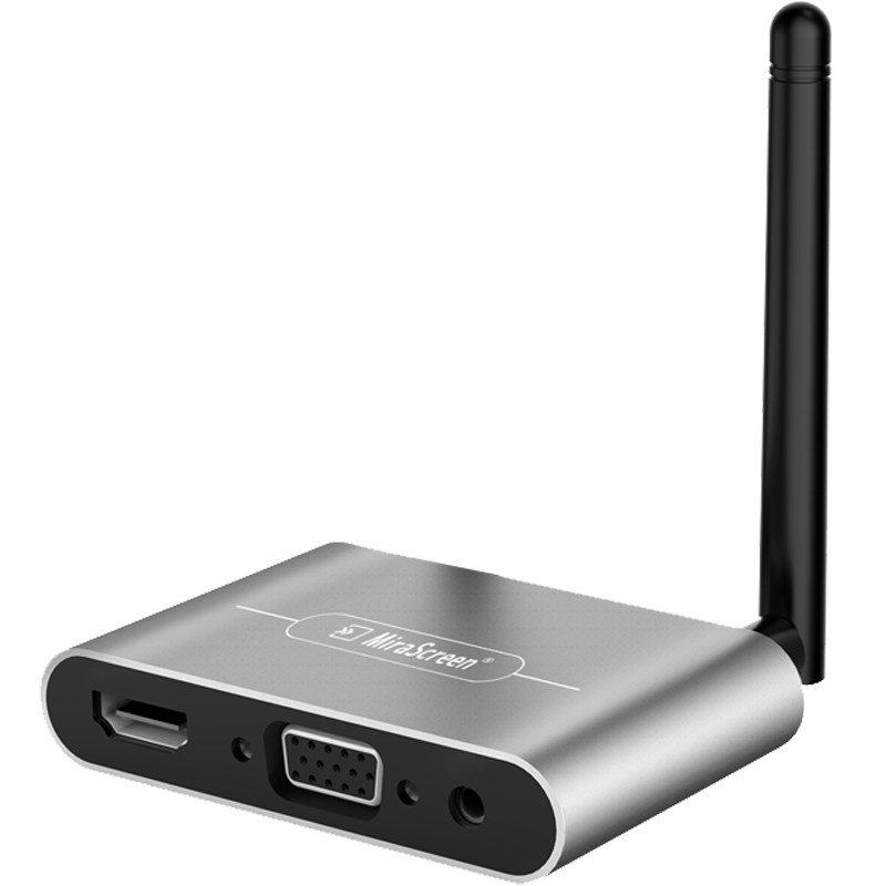 DMI+VGA无线投屏器4K高清手机连电视横竖屏显示器5G直播音频同屏