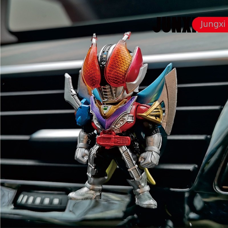 万代假面骑士车载摆件空调出风口挂件创意香薰超高潮电王形态