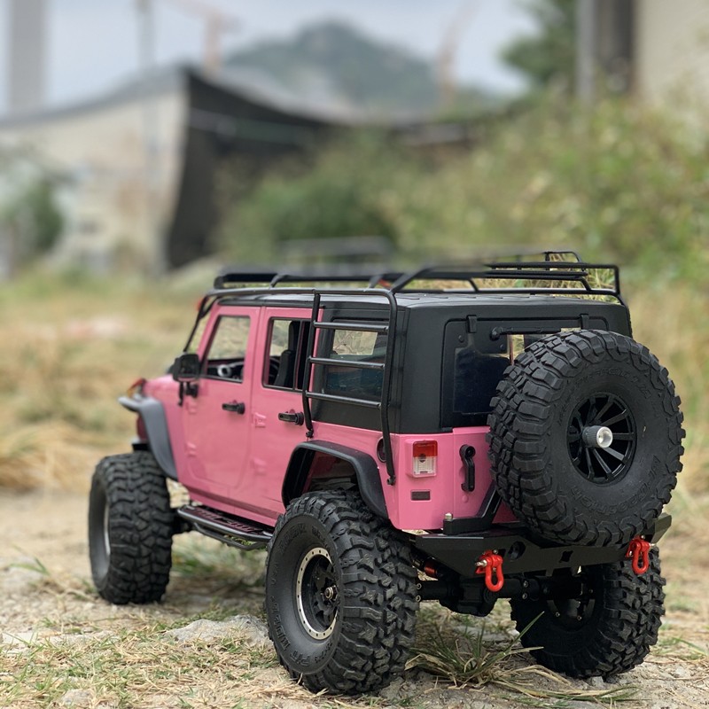 1:10仿真攀爬车金属防水四驱前置车架个性化定制SCX10 骈驰牧马人