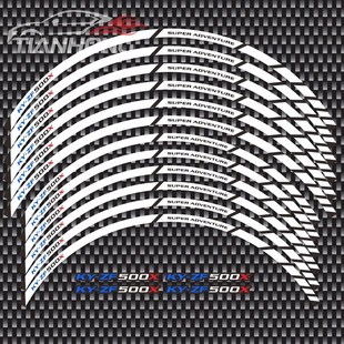 适用珠峰凯越400X 贴纸KY400X500X 500X轮毂防水反光贴纸改装