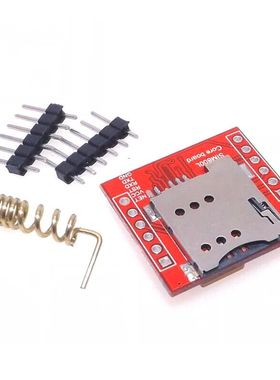 SIM800L GPRS 转接板 GSM 模块 microSIM卡 小体积 Core board