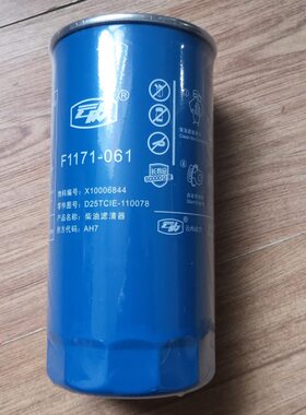 江淮轻卡骏铃V6康玲J5J6云内D25D30长效柴油滤芯滤清器X10006844