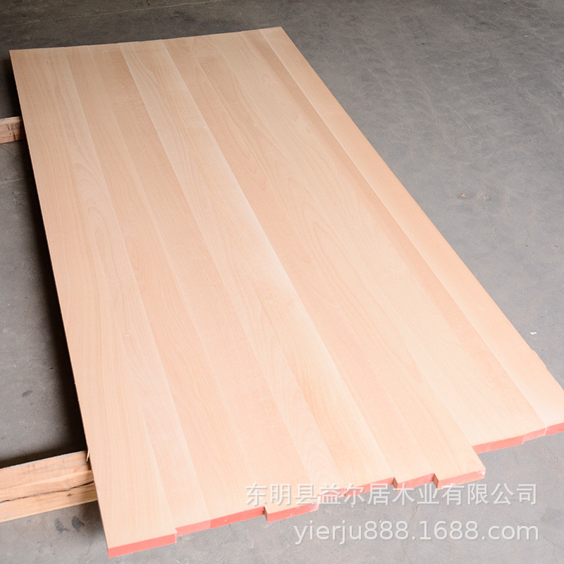 厂家批发德国榉木拼板榉木直拼板多种规格可定 制家具橱柜实木板