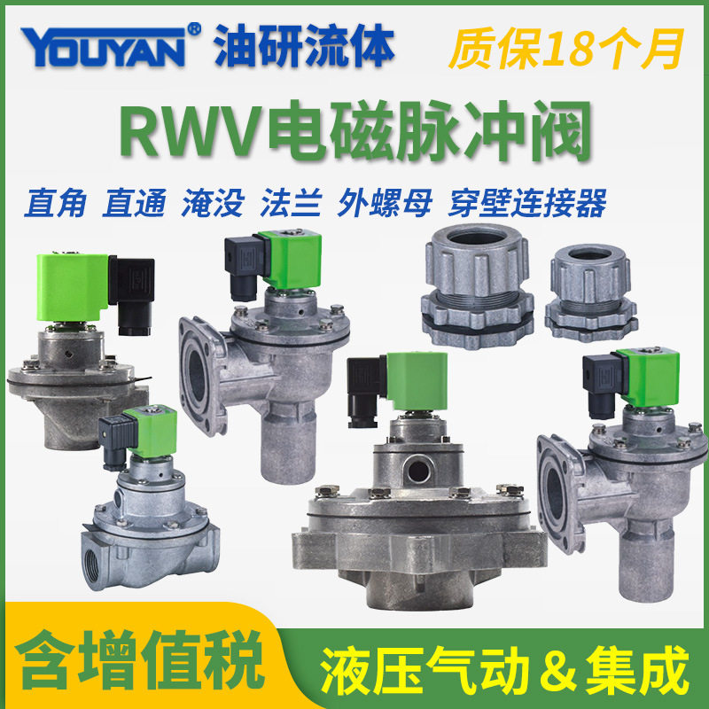 RWF-D直角S脉冲阀RWV-Z-Y-ZF-ZM-T-25/20/40S/50S/62S/76S/102S