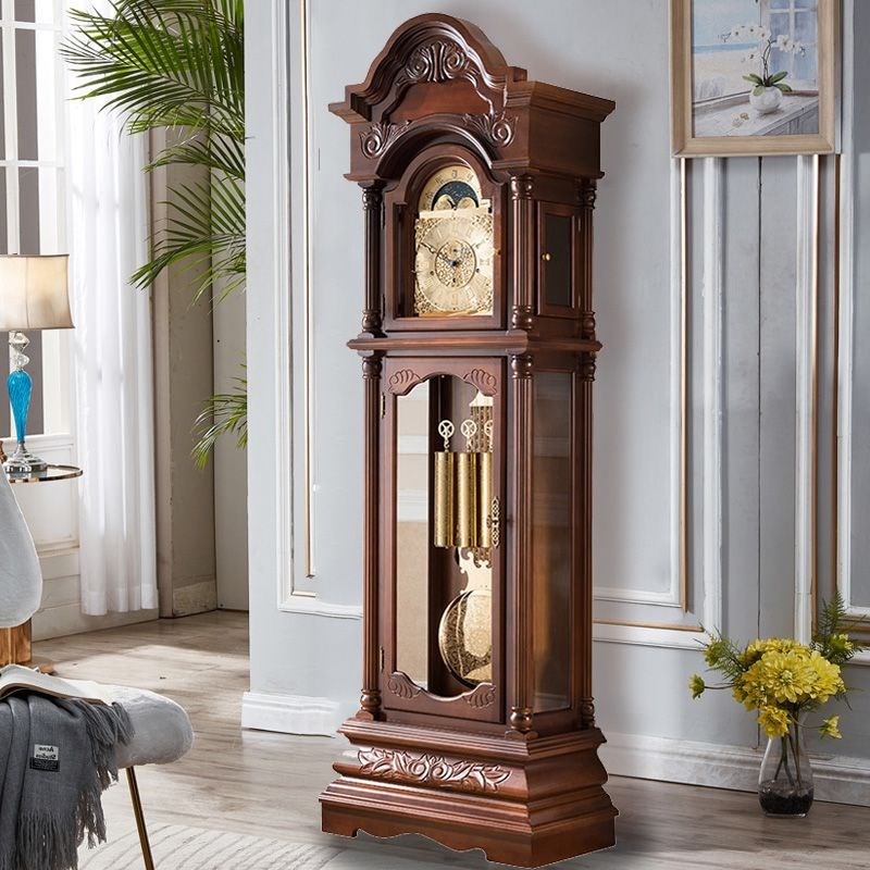 高档德国赫d姆勒落地钟客厅家用实木欧式座钟中式覆古老式台式摆