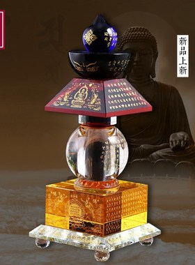 (多款式可选)一切如来心秘密全身宝箧印塔 P五轮塔 水晶佛塔摆件