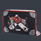 标准专业冰球球门 陆地冰球球门打击布目标靶 可拆卸便携冰球门