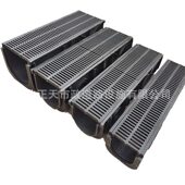 甄选排水沟 型槽成品线性塑料排水渠U300U350护坡工地排水沟u形