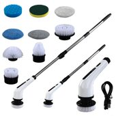 甄选爆款 多功能电动清洁刷家用厨房浴室长短两用刷手持清洁刷头批
