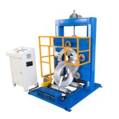 甄选现货供应胶管轮胎缠绕包装 环体缠绕 机钢带铜带缠绕打包机立式