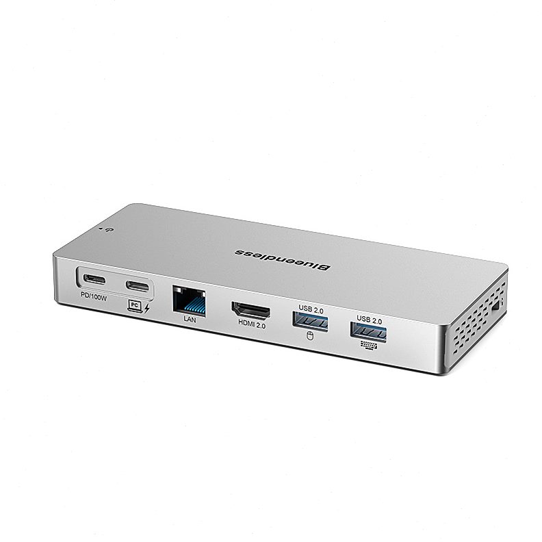 甄选14合1桌面typec扩展坞4k60hz千兆网口10Gbps分线器笔记本拓展