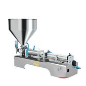 机膏液两用灌装 甄选小型虾滑半自动灌装 机墨鱼南瓜泥定量气动灌装