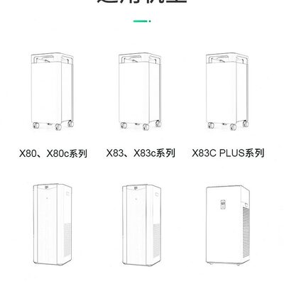 甄选适配352空气净化器滤芯X80 X83C X80C X50 X60 Y100C滤网套装