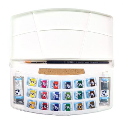 甄选泰伦斯Van Gogh梵水彩凡固体水彩12色15色18色24色36色