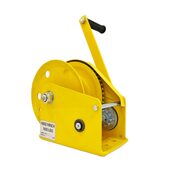 甄选源头工厂双向自锁式 手摇绞盘1200磅手动绞车升降牵引器手摇绞