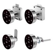 甄选电子智能触摸屏密码 锁信报箱文件档案柜健身更衣柜子门抽屉转