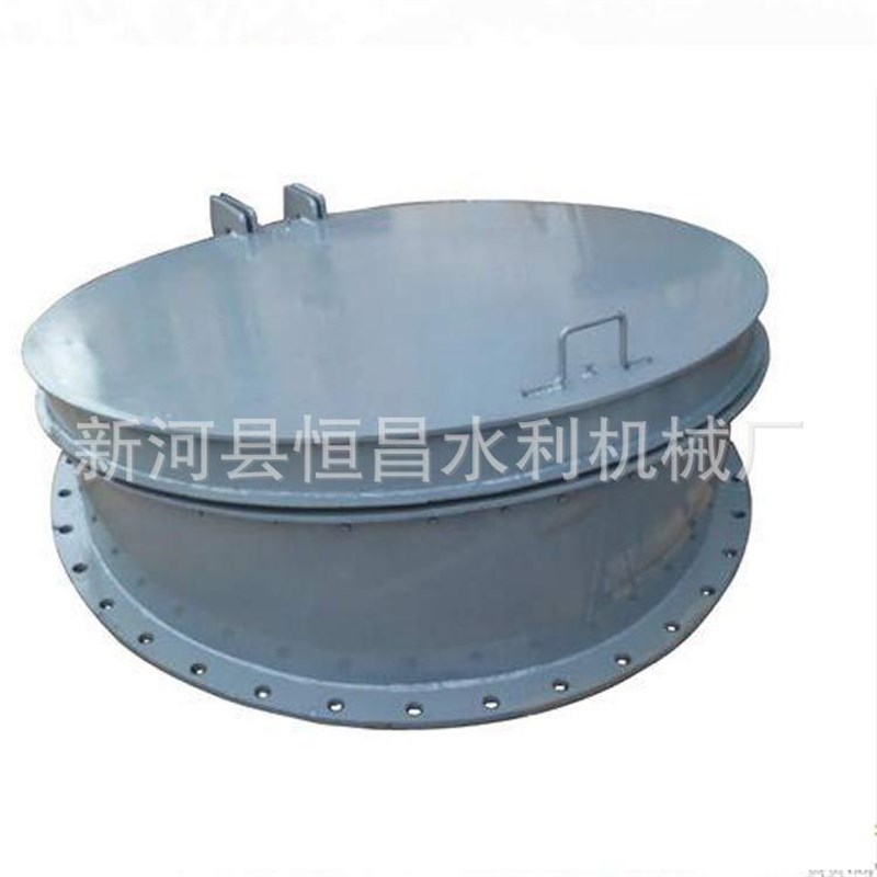 304不锈钢拍门玻璃钢拍门双开拍门钢制拍门防倒灌拍门