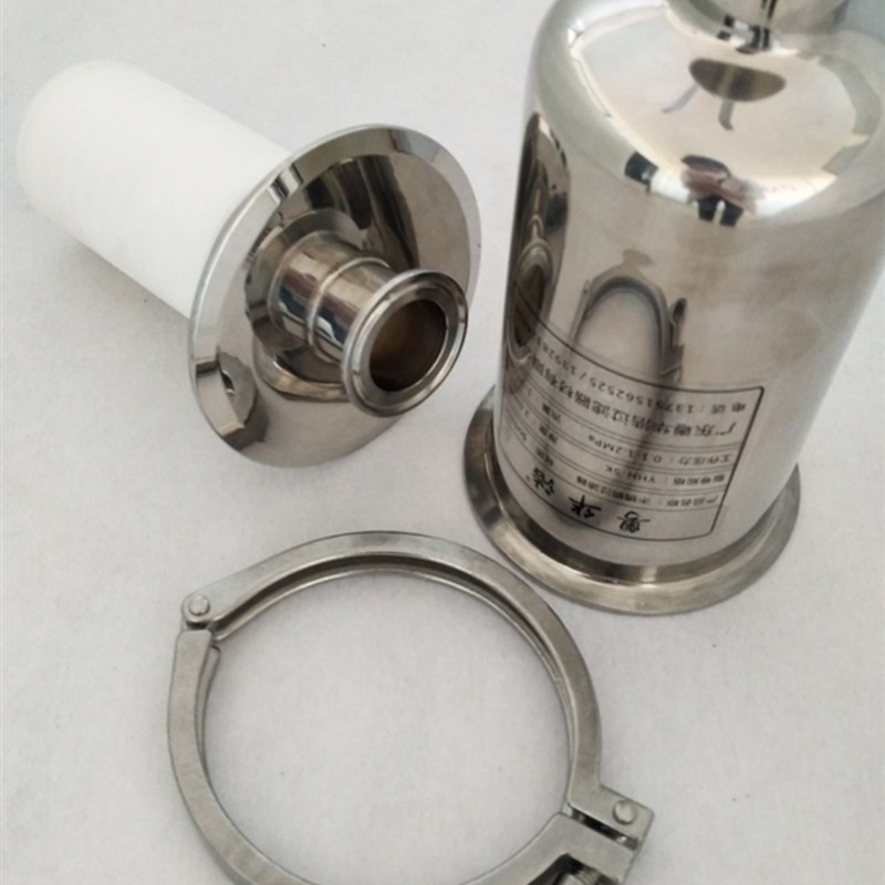 粤华浩 管道直通过滤器 2.0mm加厚卡扣快装SUS304不锈钢过滤器