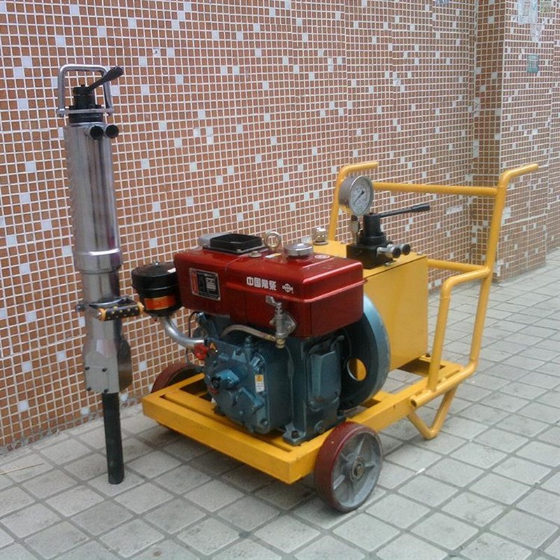 艾立克岩石劈裂机器大型碎石设备粉碎工具