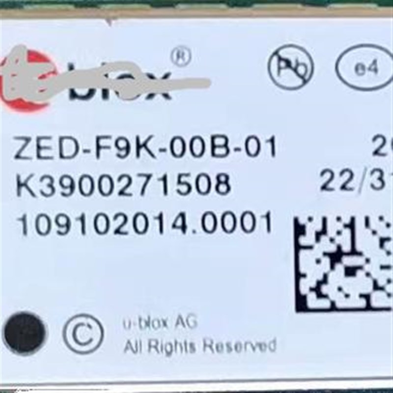 惯导模块 GNSS高精度 RTK模块 RTK差分厘米级定位ZED-F9K-00B