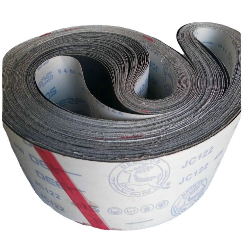 供应铜铝材质打磨砂带2100*50 JC122砂带碳化硅黑砂研磨材料抛光