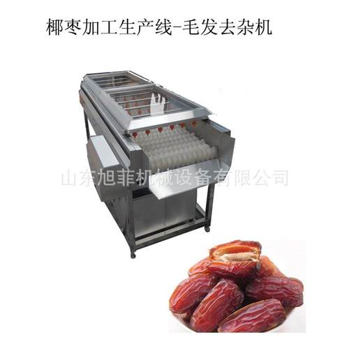椰枣灰枣骏枣大枣清洗机304大枣毛刷清洗设备定制