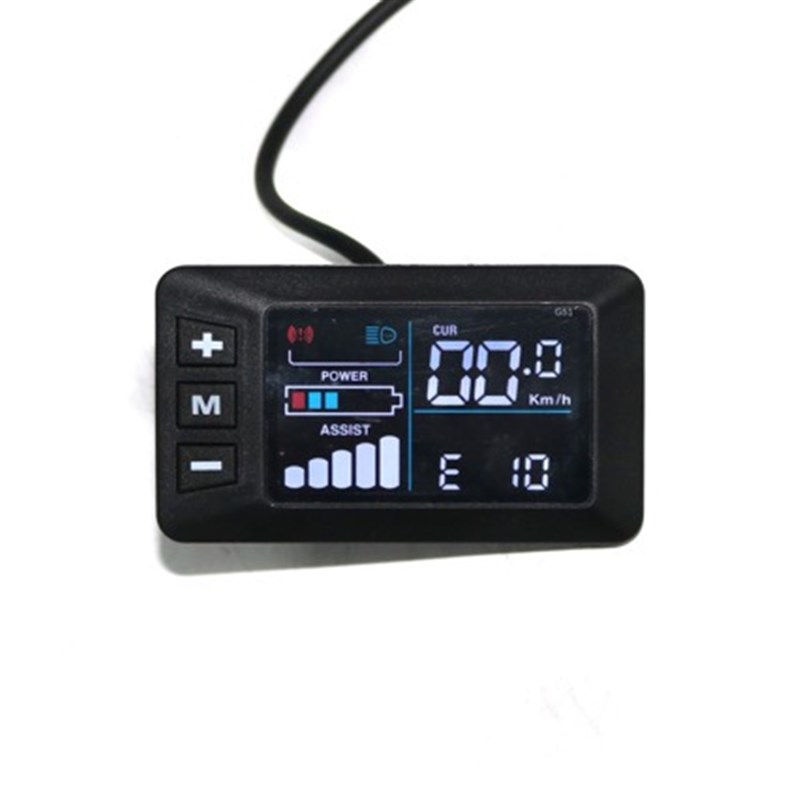 双驱动12MOSFET 48/60/72V 3000W无刷直流正弦波控制器GT-100仪表