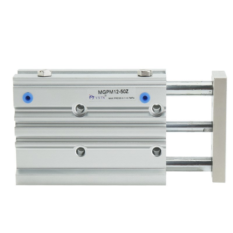MGPM12-50Z带导杆三轴三杆气缸薄型滑动轴承加厚大推力小型气动缸