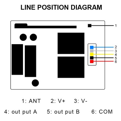 5327两路拨码遥控开关 12V两路马来西亚门禁无线遥控开关 330MHZ