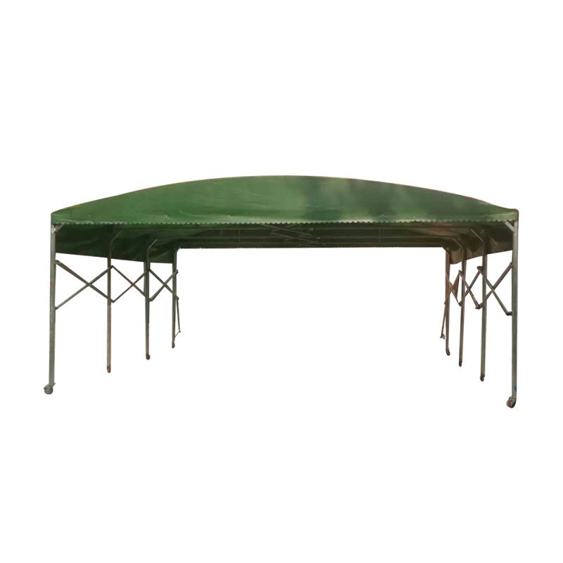 定制移动推拉雨蓬 酒席大排档帆布推拉帐篷 游乐场遮阳棚