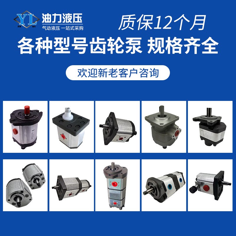 齿轮油泵HGP-3A-F8R F11R F13R 14R F19R液压泵HGP-1A 2A05R