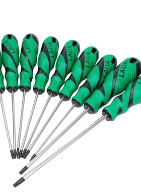 LAOA 老A梅花螺丝刀中空梅花螺丝批S2合金钢T15 T20 T25 T30 T6