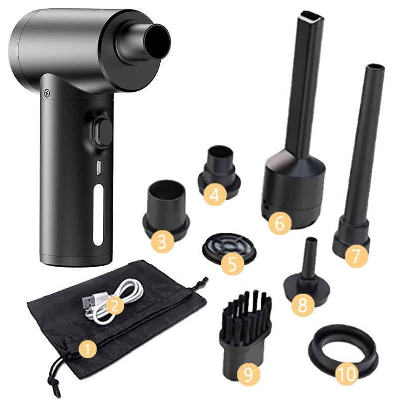 新品无刷吸尘器车载无线吹尘器电脑家用除尘器户外吹吸两用充气泵