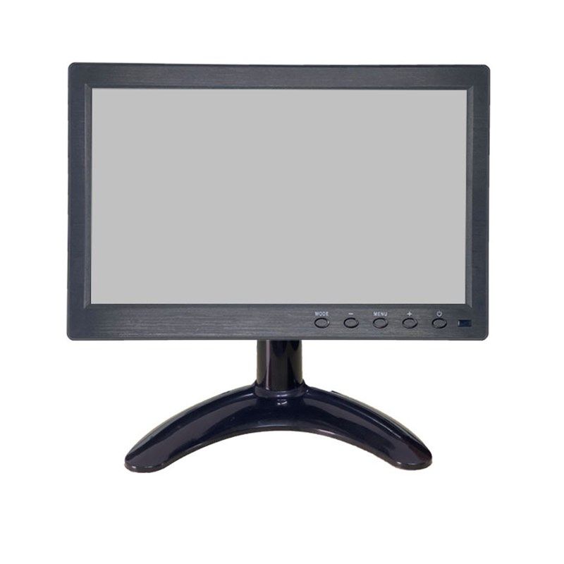 高清10.1寸IPS工业安防壁挂1080P监视器1024*600小电脑VGA副屏幕