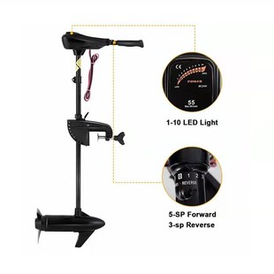 电动无刷橡皮艇马达发动机 86推进器 螺旋桨挂浆船外机 船用TRM