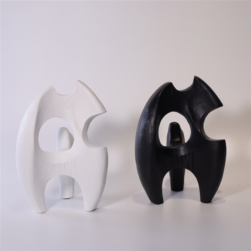 简约现代树脂造型艺术摆件家居饰品样板房客厅展厅摆设设计师软装