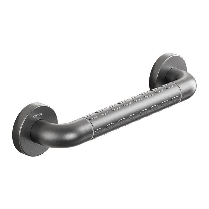 卡贝灰色卫生间扶手打孔式老人浴室不锈钢无障碍助起栏杆厕所拉手