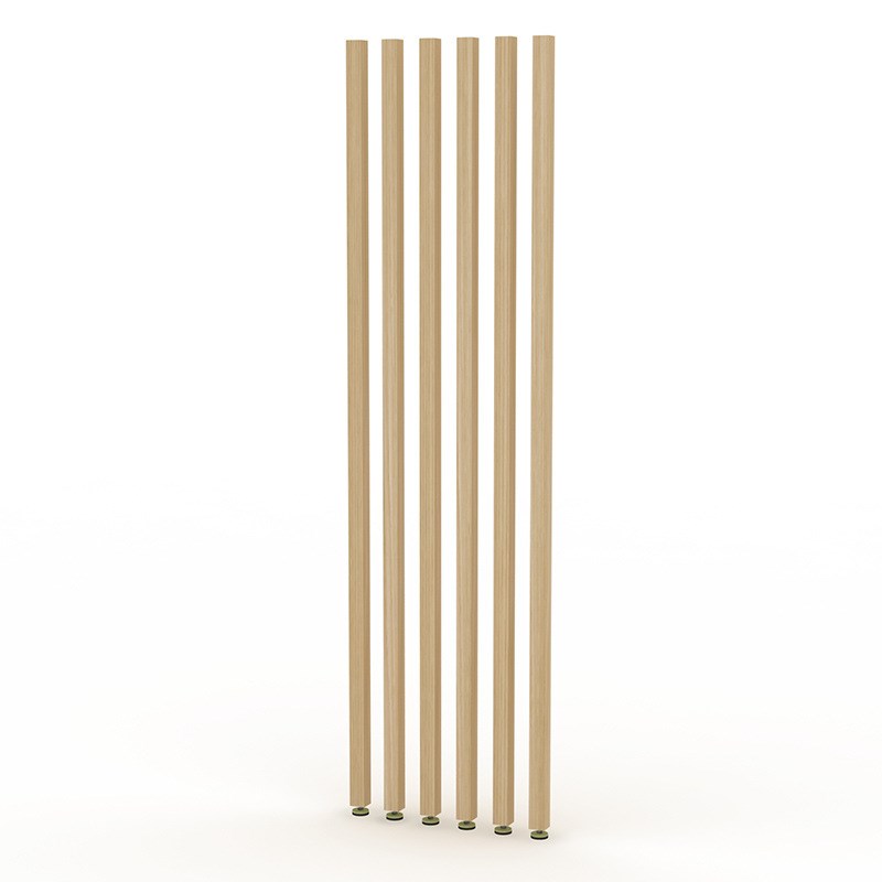 新中式屏风木格栅隔断创意竖条实木个性化客厅免打孔简约现代装饰