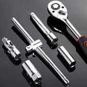 套筒棘轮扳手大中小飞套装 组合万能汽修汽车维修省力修车工具套装