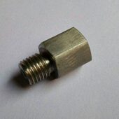 内螺纹m14x1.5 不锈钢压力表接头 外螺纹m12X1.5 m12X1.5 m14x1.5