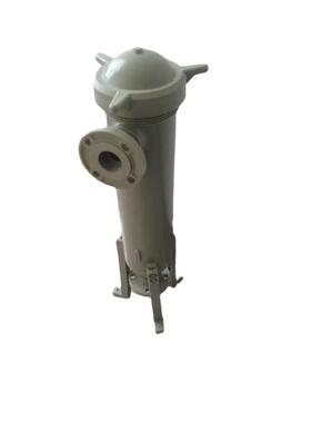 1P5SPP5号塑胶废水过滤器结构图，150*510MM过滤电镀水PP过滤器