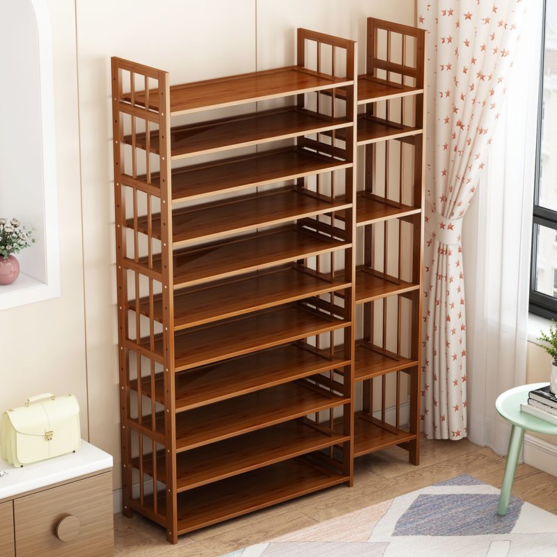 布艺鞋架子e多层门口简易大容量防尘鞋柜家用室内好看收纳神器宿