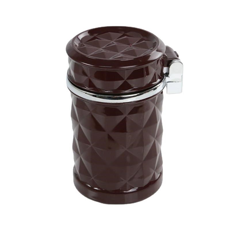 钻石切面汽车烟灰缸 车载烟灰缸带leEd灯 车用烟灰缸 4S店定制