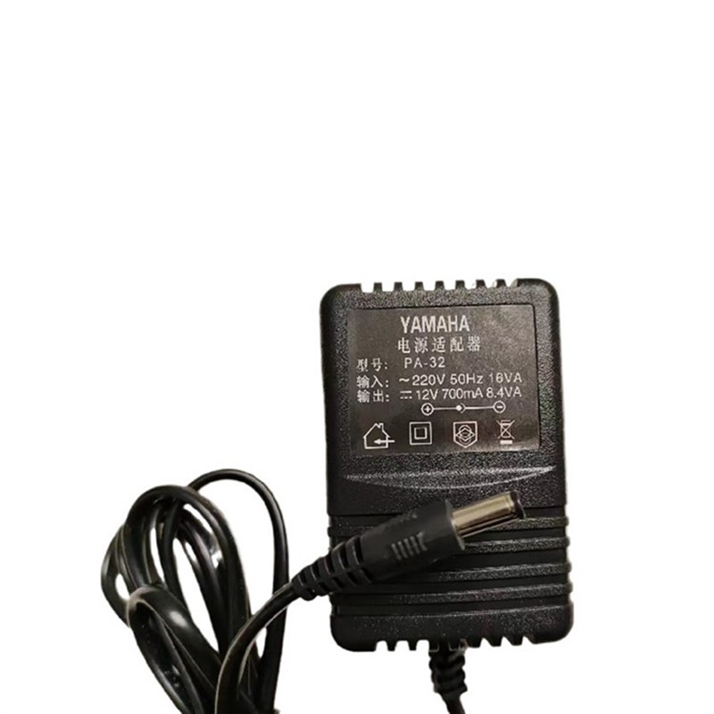 雅马哈YAMAHA电子琴 外接交流电源适配器充电器 PA-32 12V-700mA