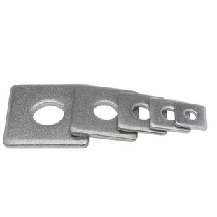 DIN436 304不锈钢方垫四方木结构用方形垫圈M6M8M10M12M20平垫片