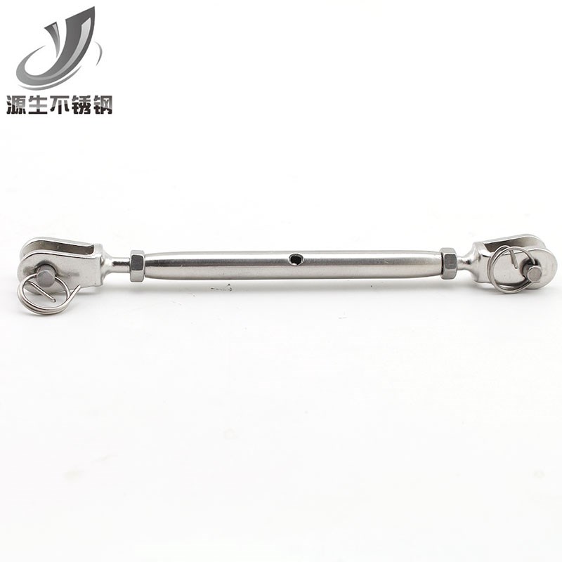 源生 304不锈钢闭体花篮螺丝螺栓 钢丝绳链条绳索拉紧器紧线器M6