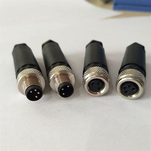 防水航空插头M8连接器 M83P 4P针孔 四芯三芯 传感器接头母头公头
